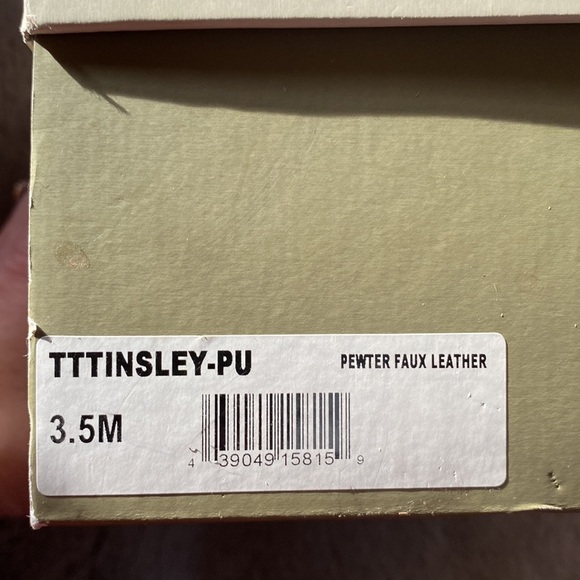 New girls pewter ankle bootie - Picture 6 of 6